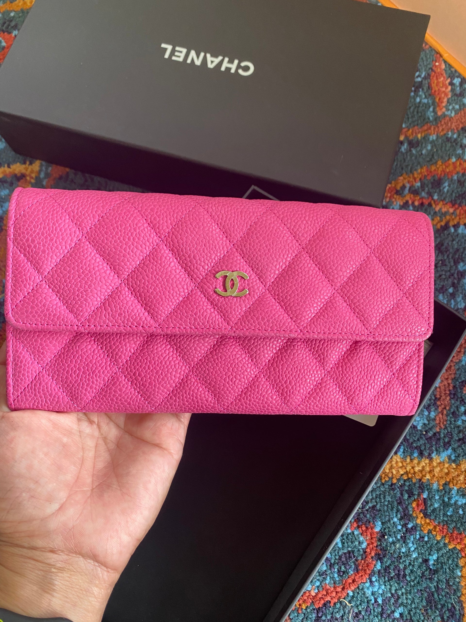 Chanel bifold wallet